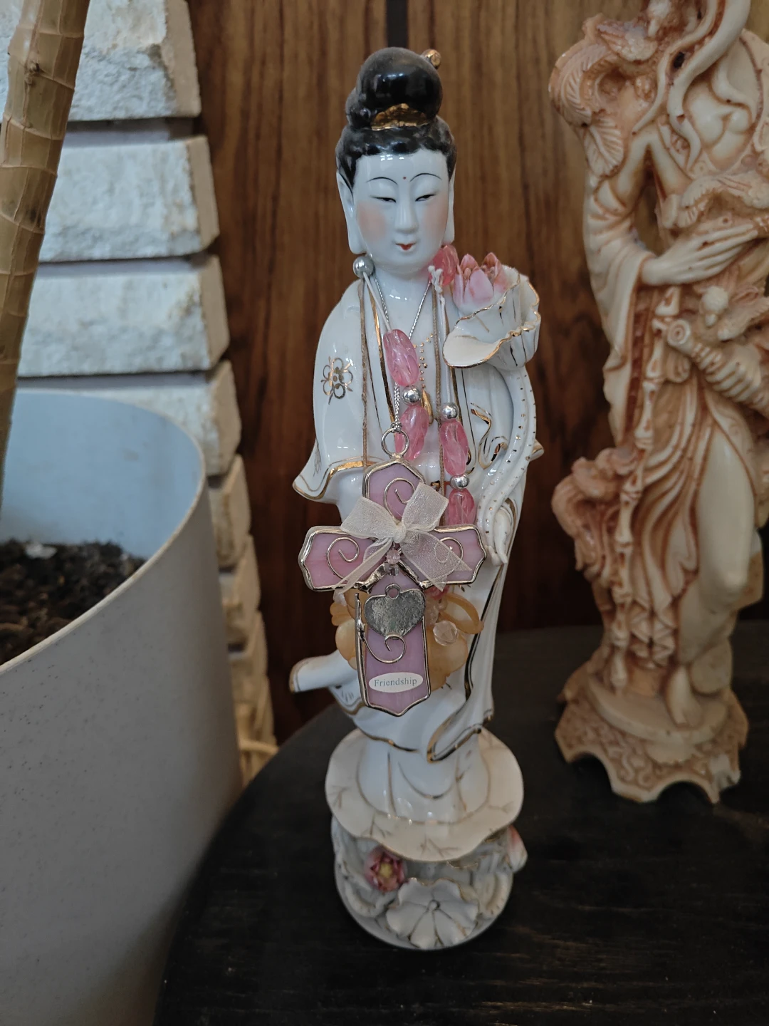 Decorative Figurine with "Friendship" Charm