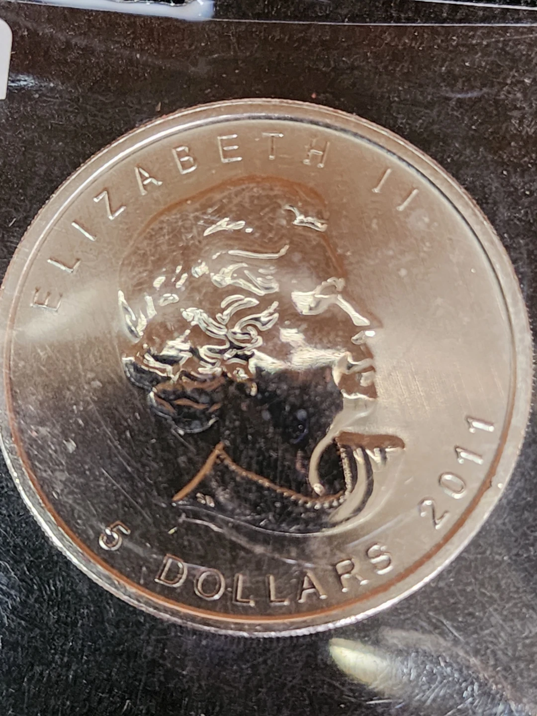 Canadian Silver Maple Leaf $5 Coin - photo 2