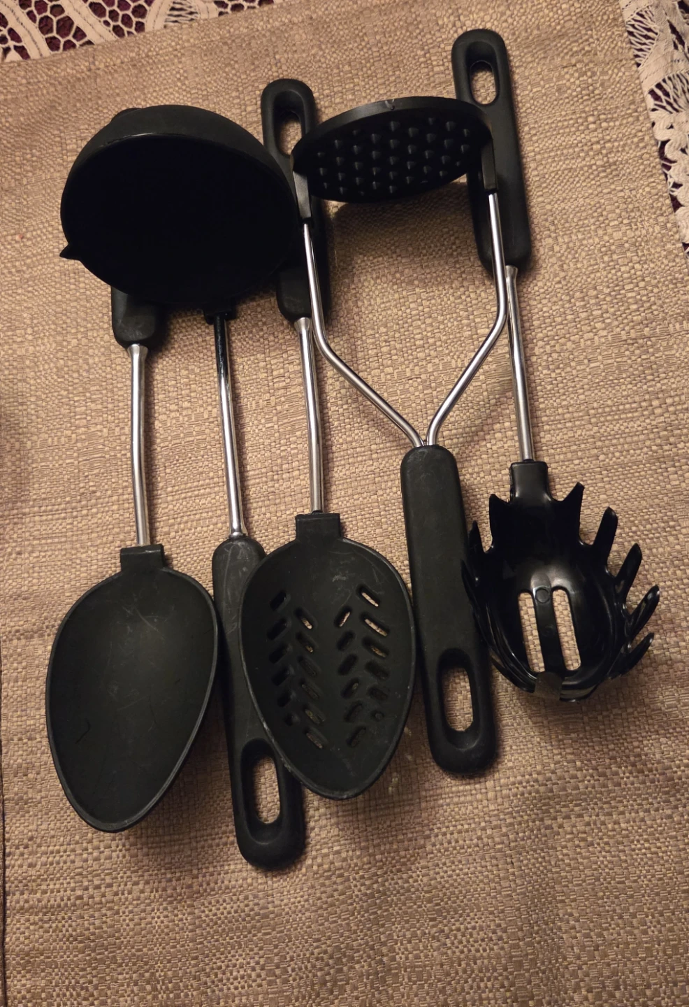 Kitchen Utensil Set with Floral Pitcher - photo 2