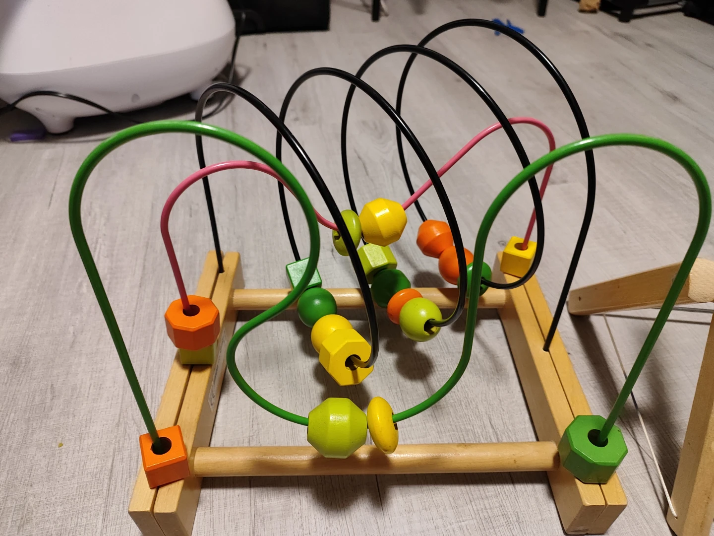 Wooden Abacus and Bead Maze Toy Set - photo 2
