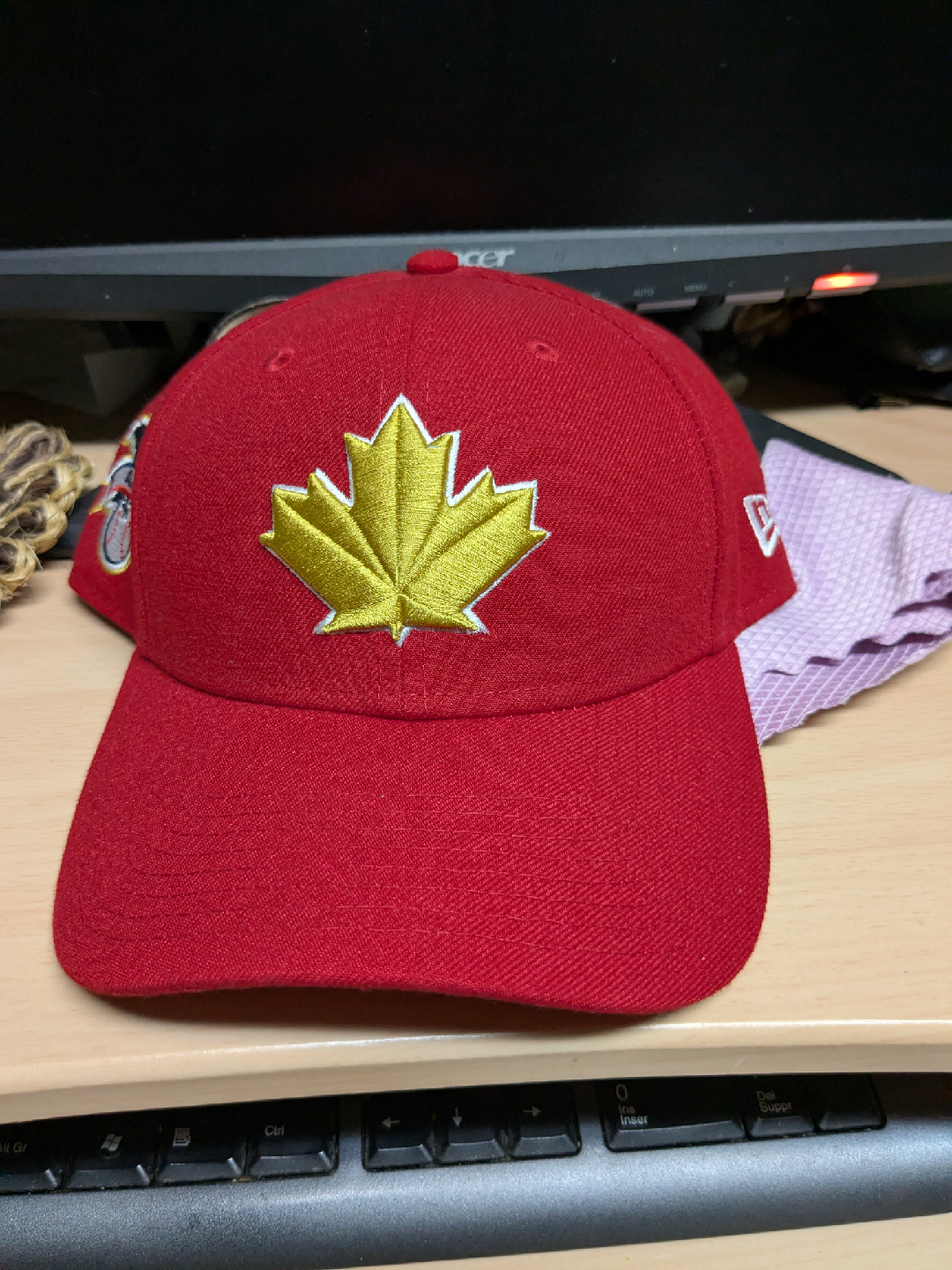 Toronto Blue Jays cap.