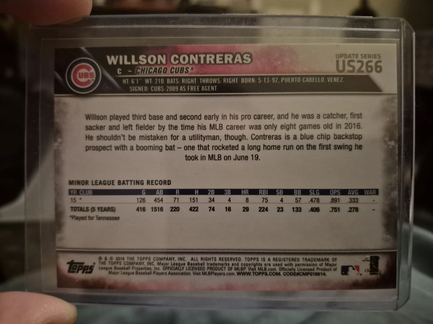 2016Topps US266 UPDATE SERIES - photo 2