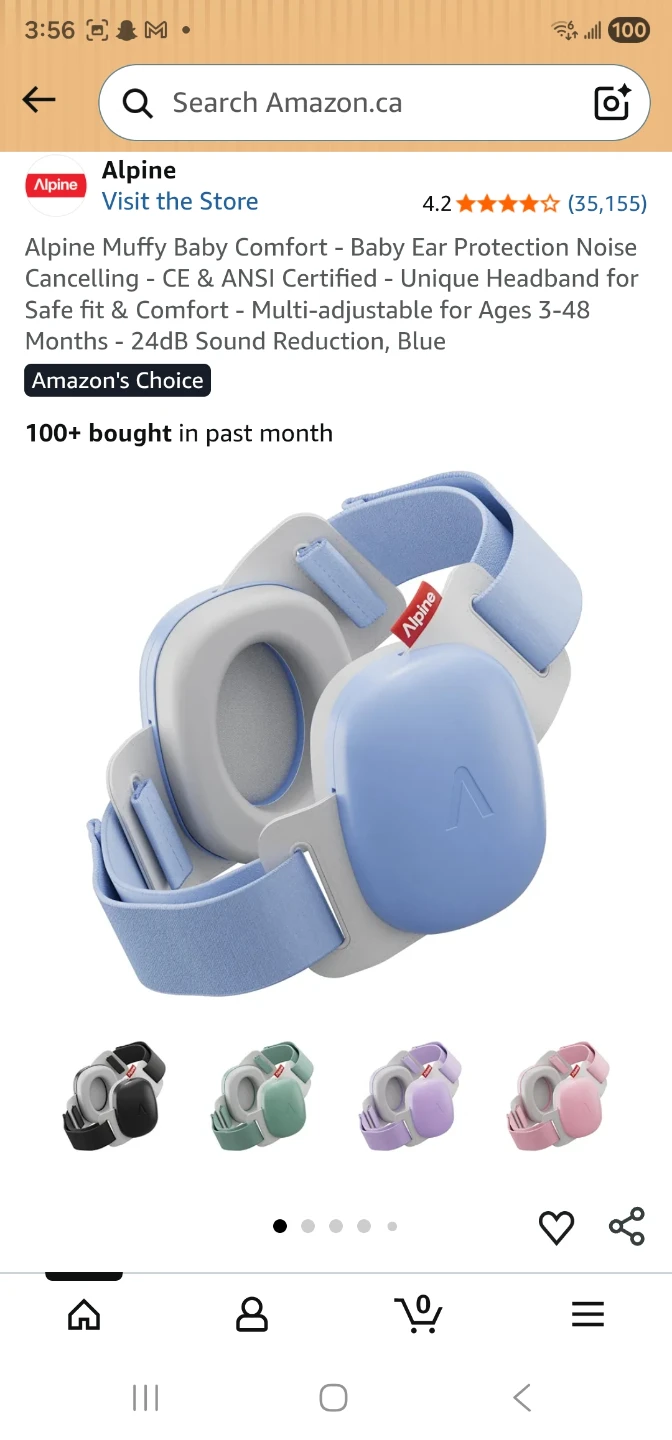 Alpine Muffy Baby Comfort - Baby Ear Protection Noise Cance...