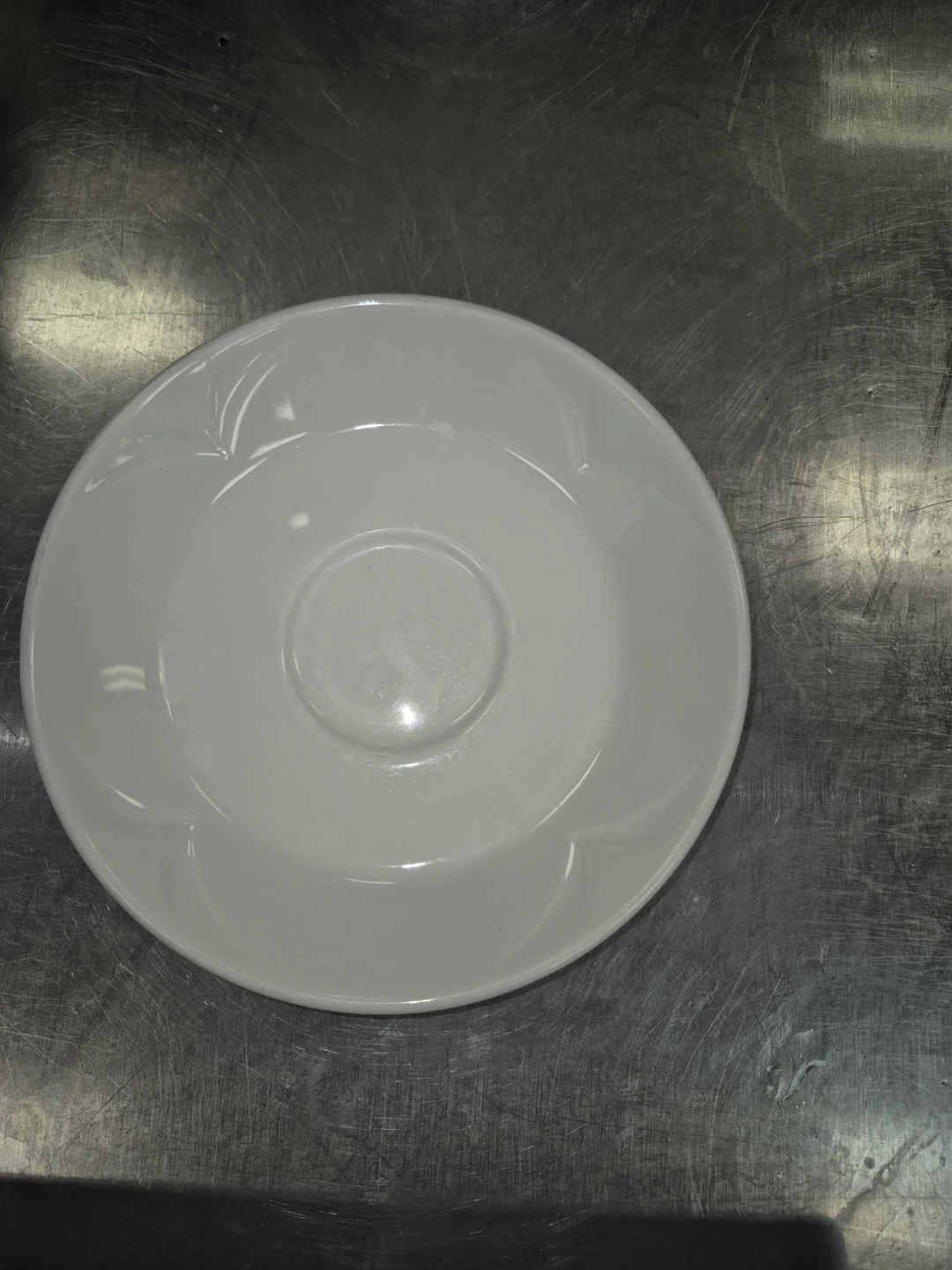 White Coffee Cup and Saucer Set - photo 3