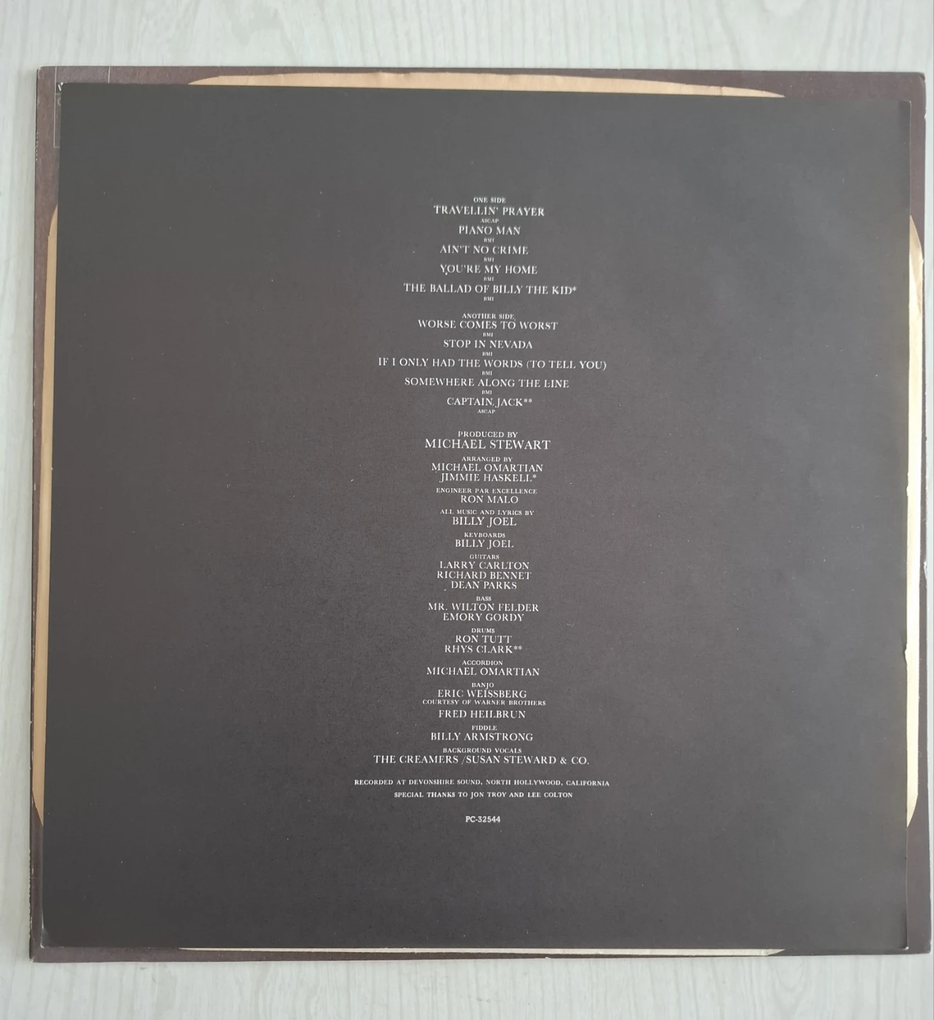 Billy Joel Piano Man Vinyl Record - photo 3