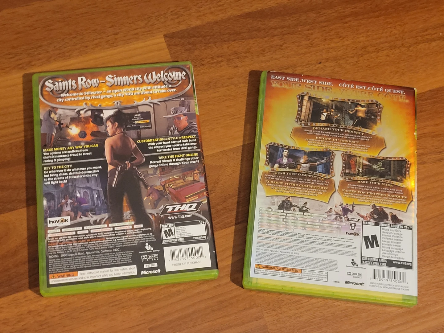 Saints Row & Saints Row 2 - Xbox 360 Games - photo 4
