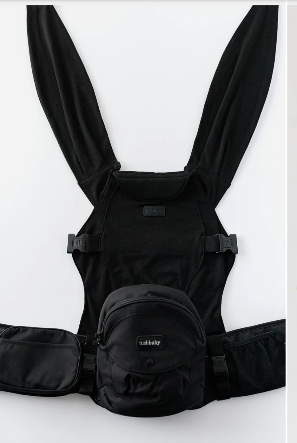 TushBaby Black Hip Seat Carrier