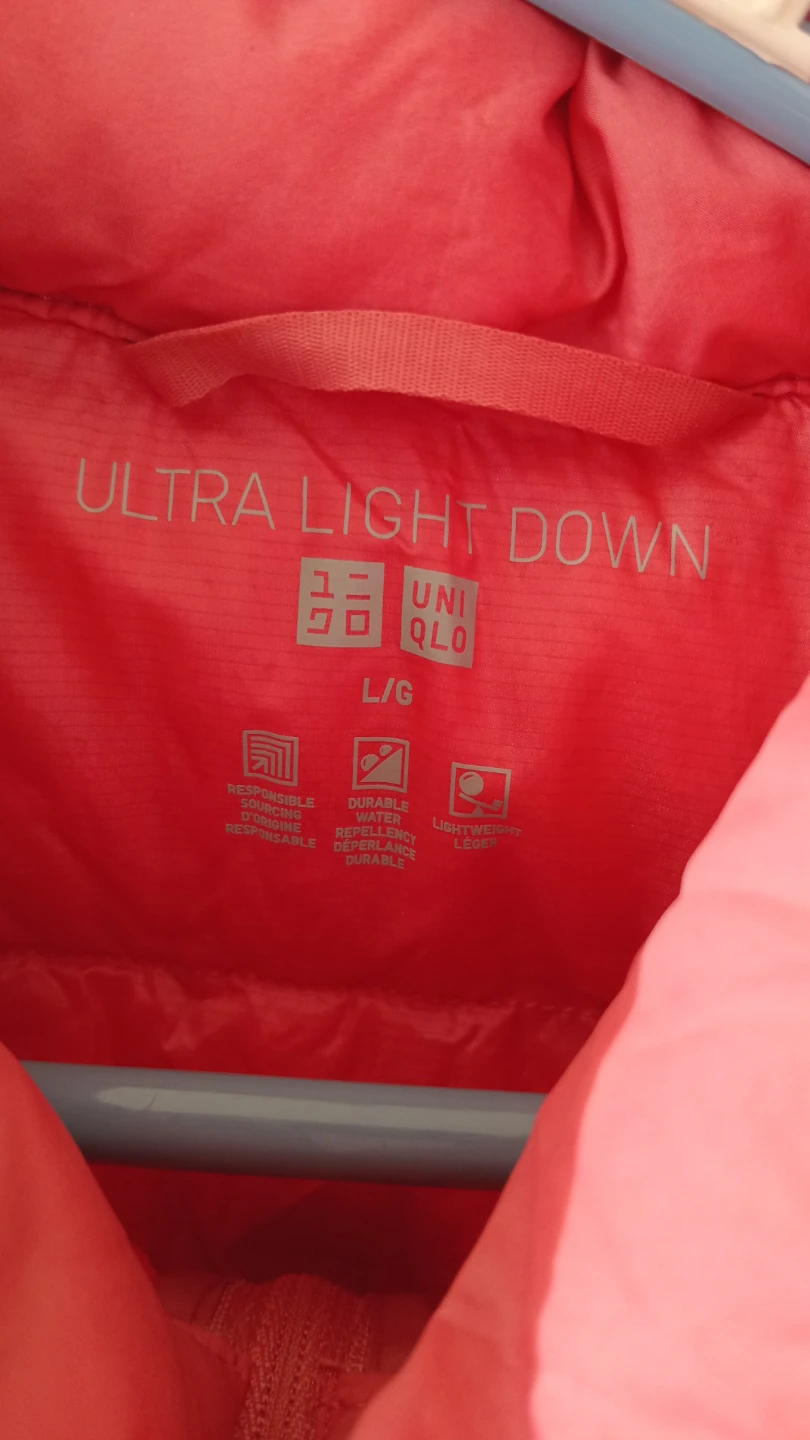 Uniqlo Ultra Light Down Vest - Pink - L/G - photo 2
