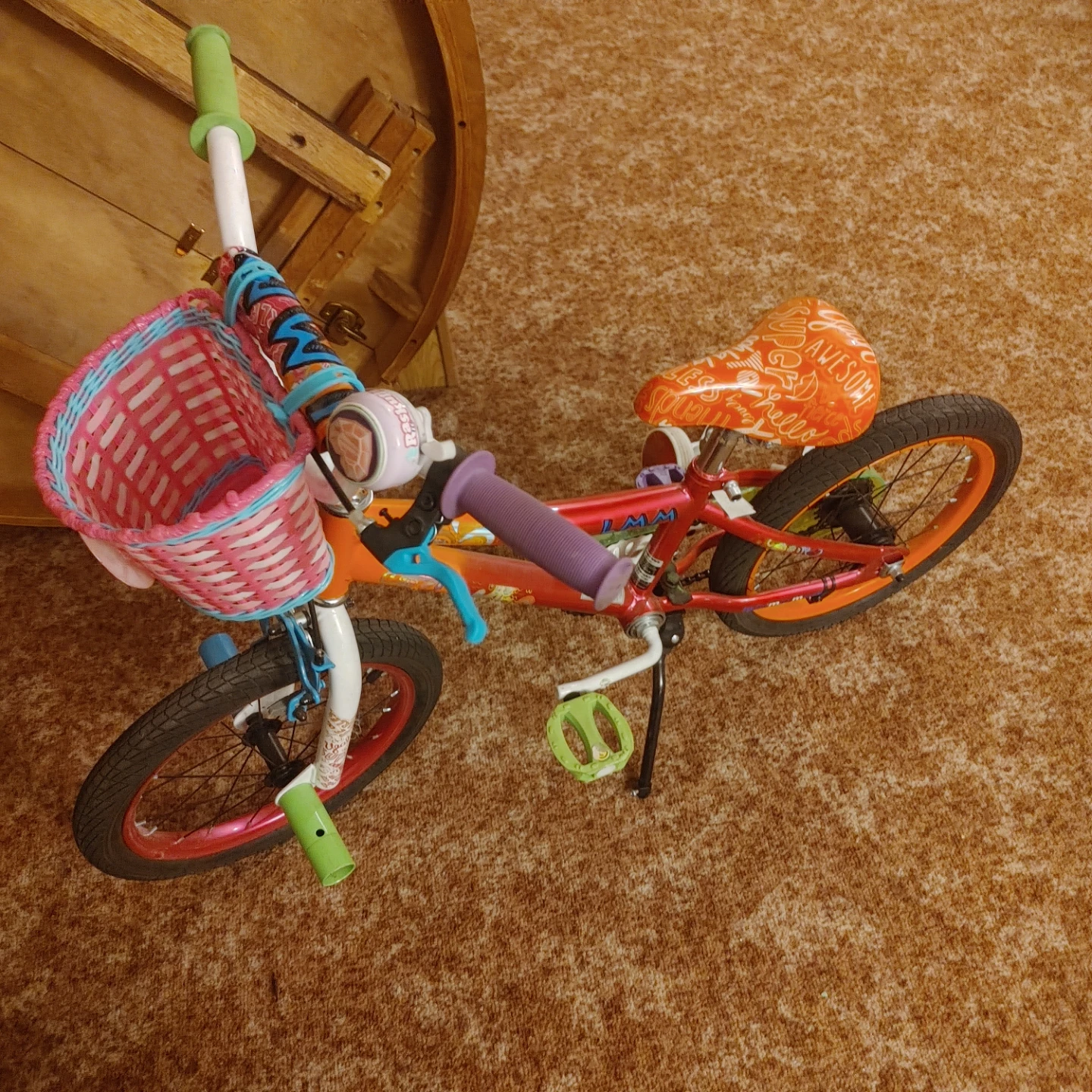 14" IAM Girls' Bike with Basket