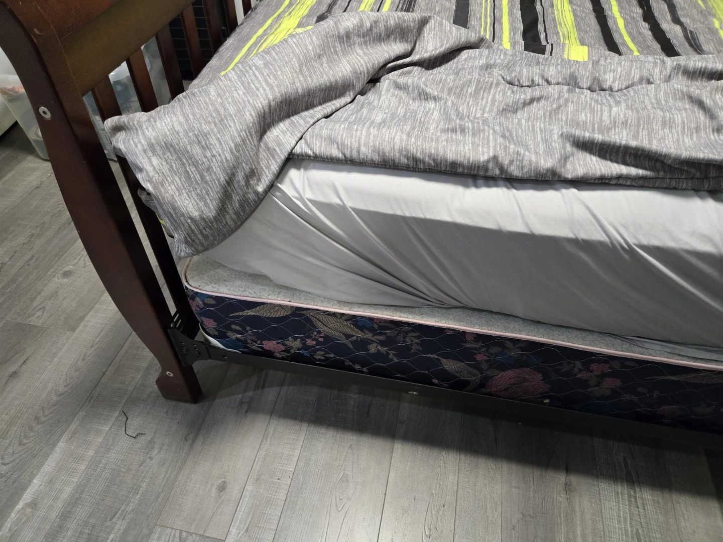 Solid Wood Double Bed, Night Stand, Bookcase  and Cabinet - photo 4