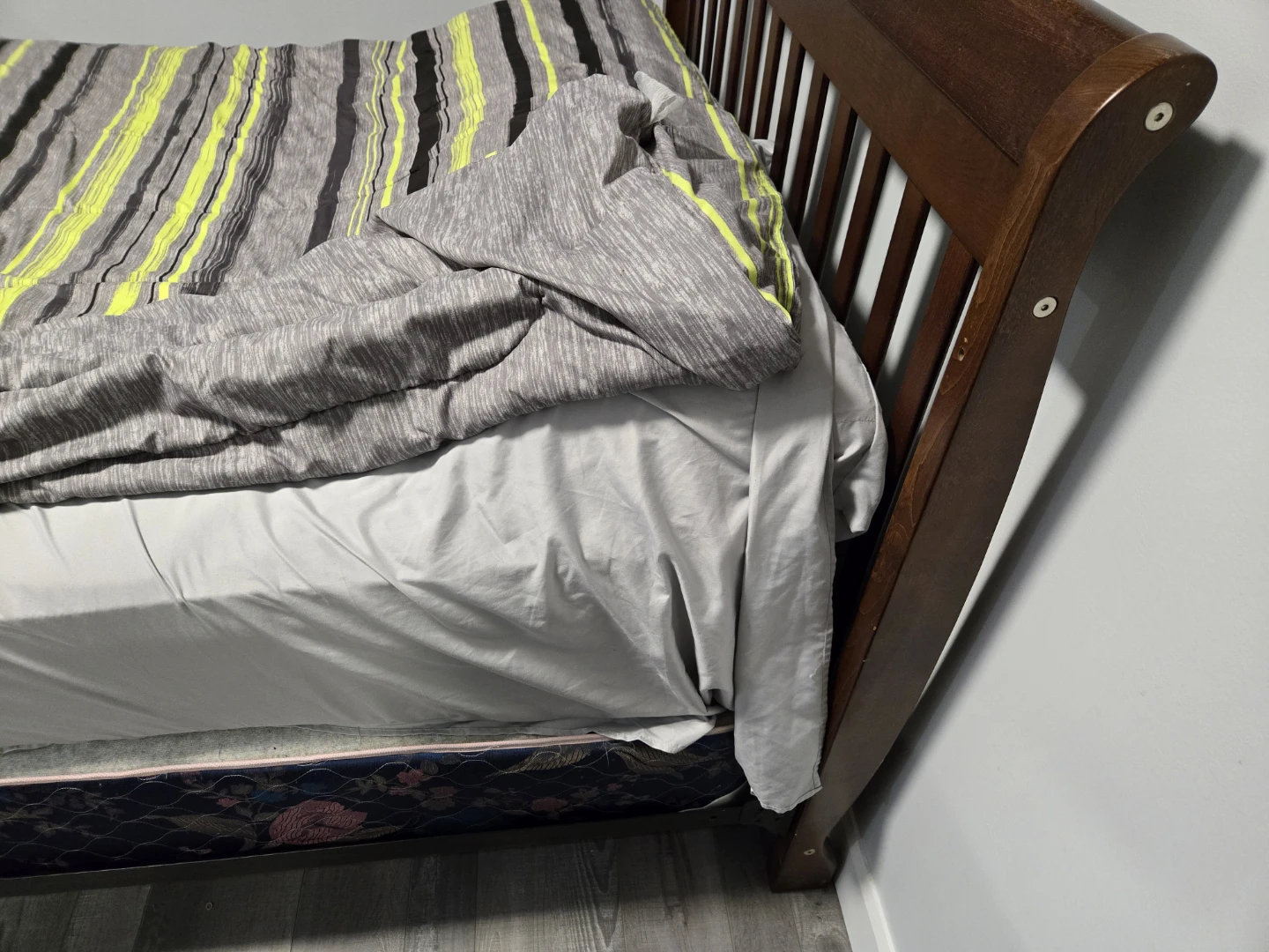 Solid Wood Double Bed, Night Stand, Bookcase  and Cabinet - photo 5