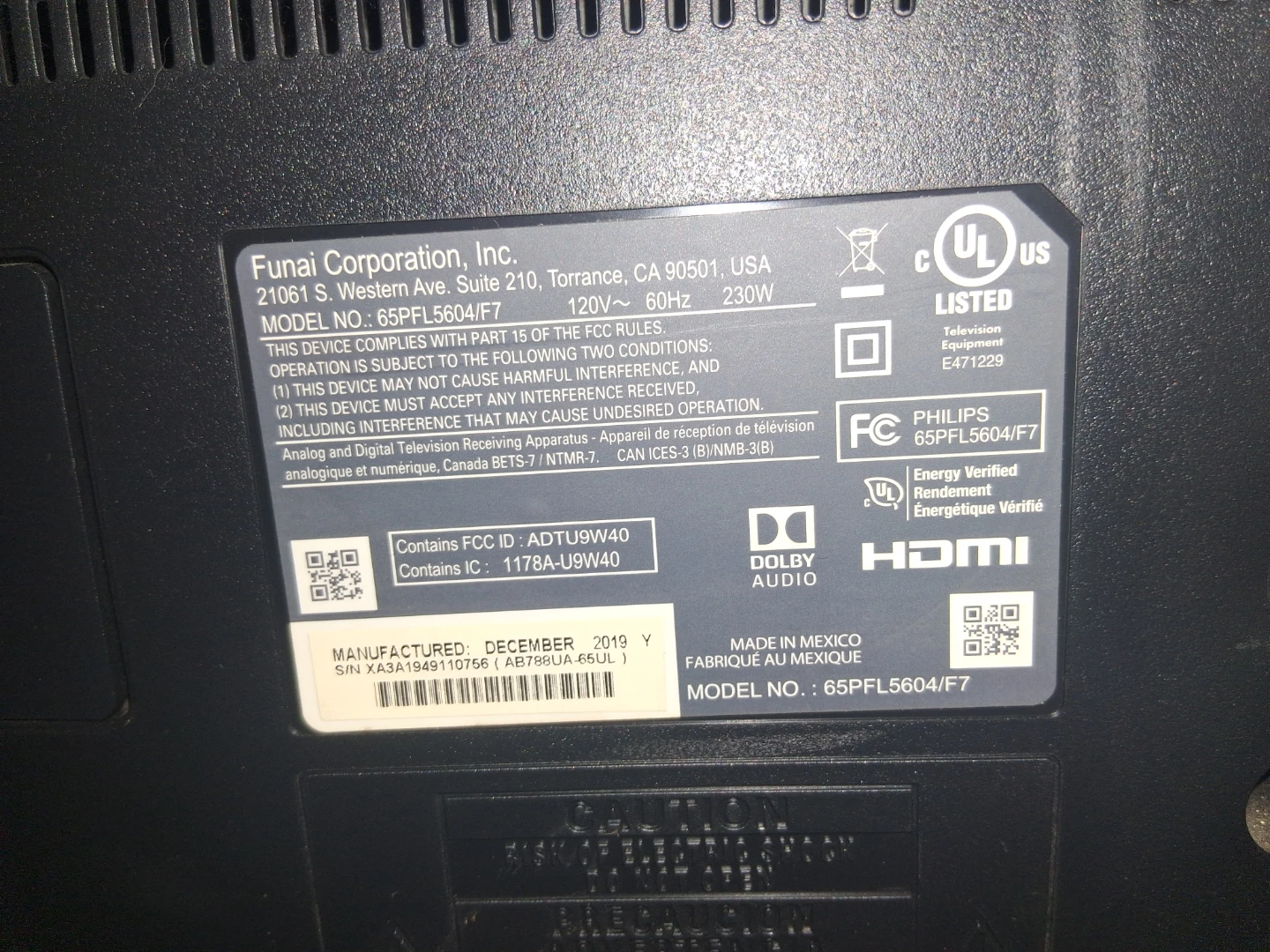 65" Philips 65PFL5604/F7 Smart LED TV - 2019 - photo 3