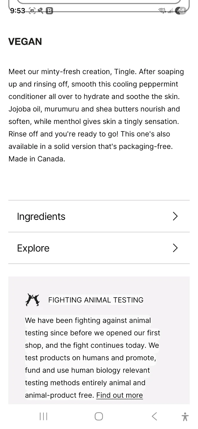 Lush Tingle Body Conditioner - photo 2