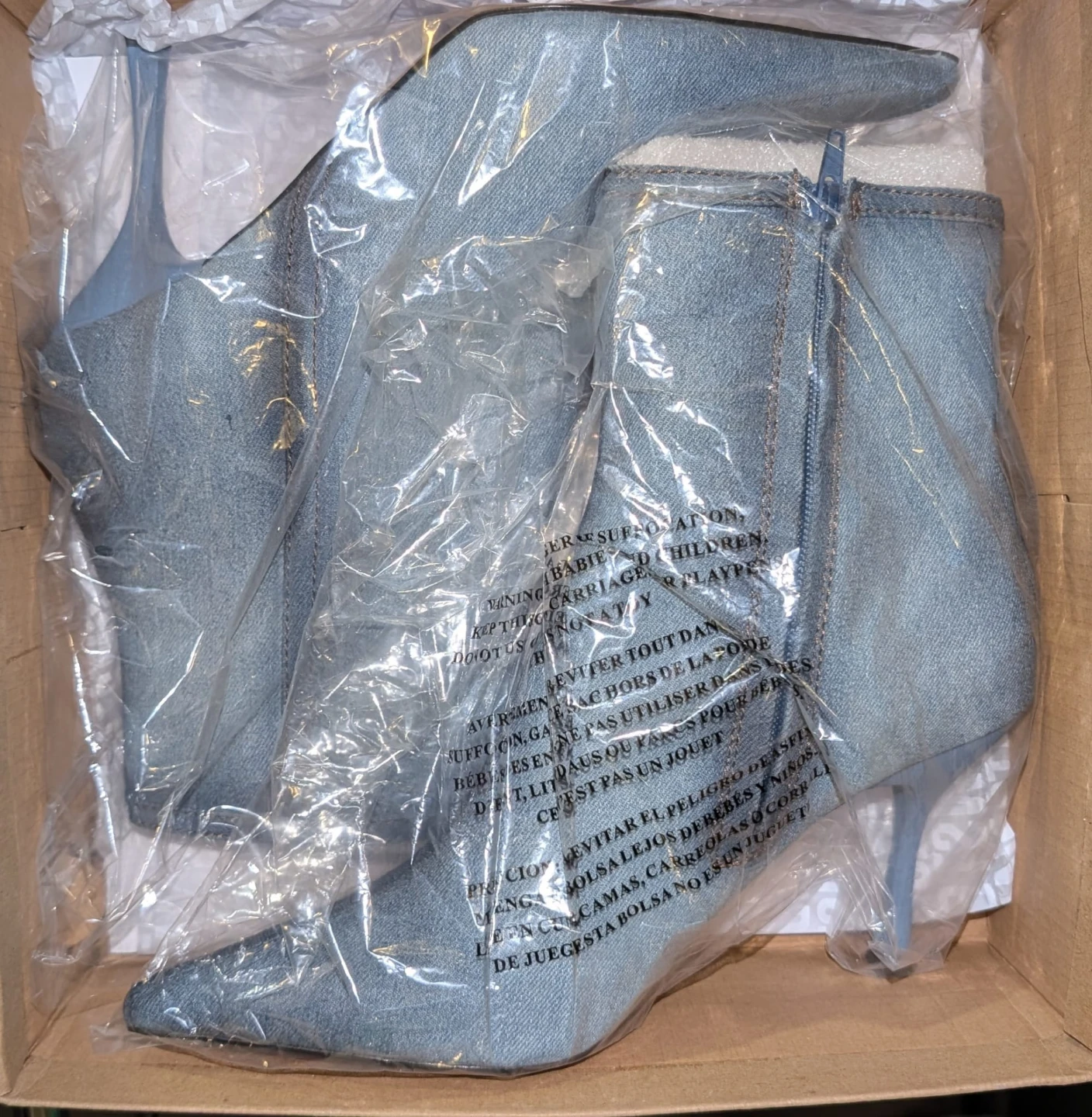 New! Steve Madden Denim Ankle Boots - 10 - photo 4