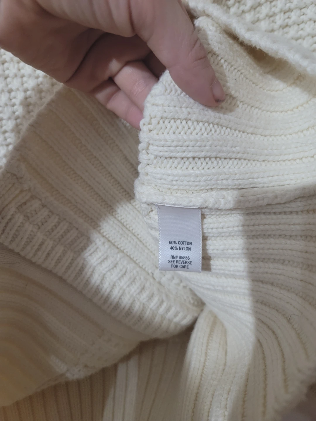 Guide Series White Knit Zip Up Cardigan Sweater Size L - photo 2