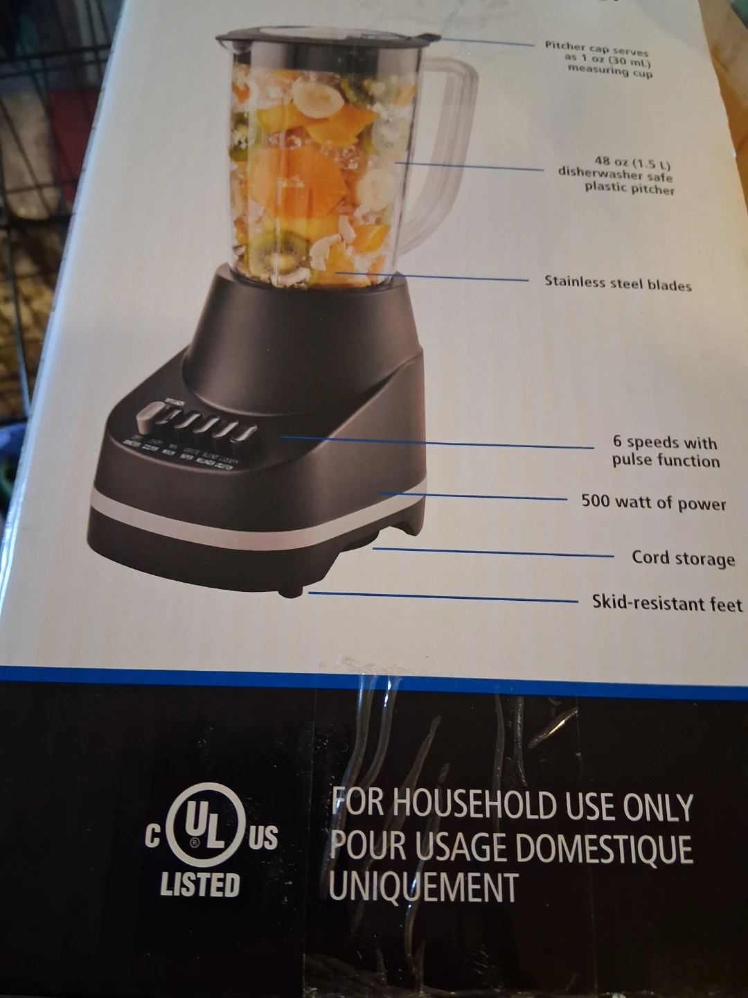 Mainstays 6-Speed Blender