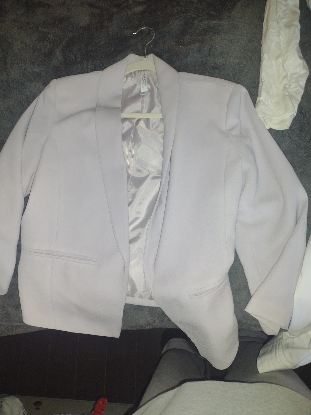 Mural Blazer - Light Grey