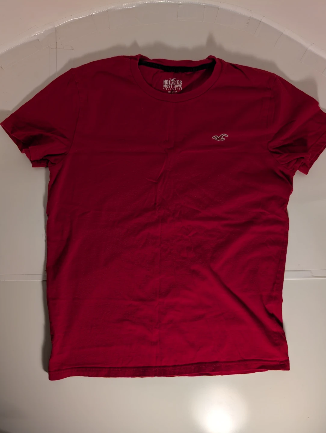 Red Cotton T-Shirt | Hollister - S: S/P - photo 4