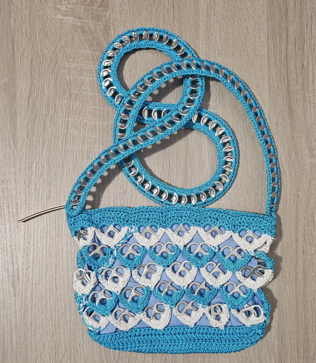 Handmade Crochet Soda Tab Purse - photo 2