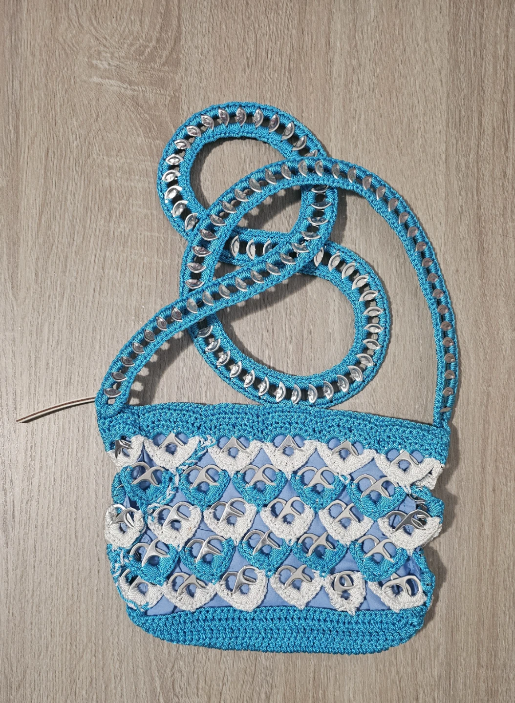 Handmade Crochet Soda Tab Purse - photo 3