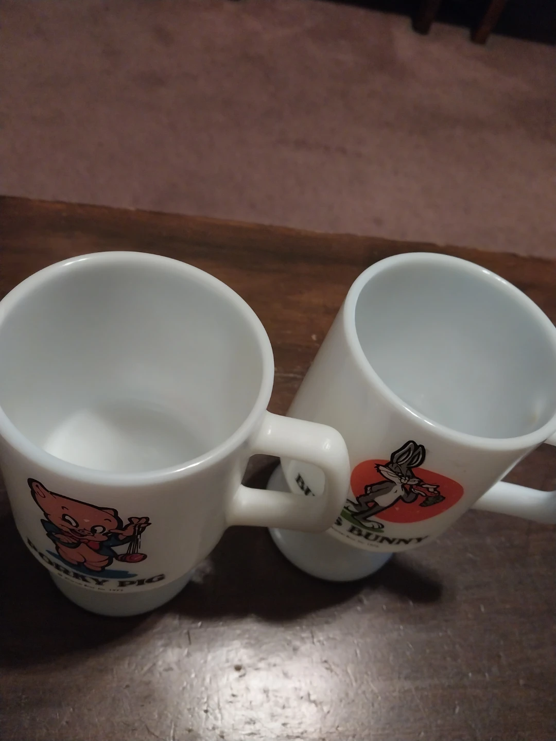 Vintage Looney Tunes Mugs - Porky Pig & Bugs Bunny - photo 2