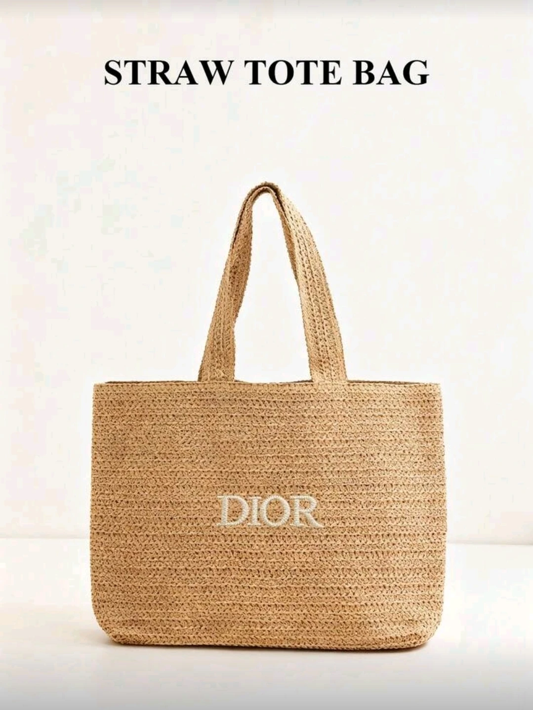 Dior Straw Tote Bag - photo 4