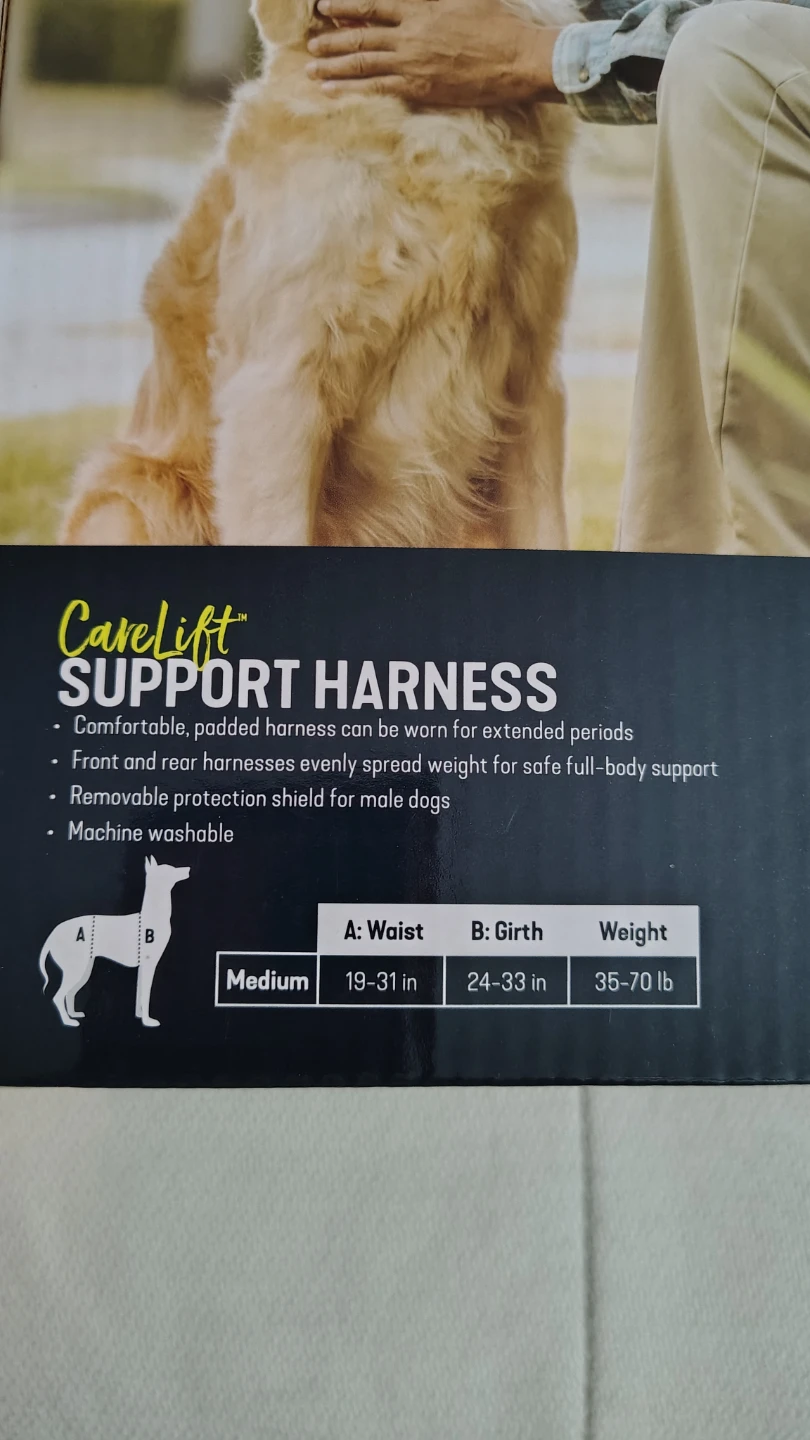 PetSafe CareLift Full Body Support Harness for Dogs (Medium) - photo 3