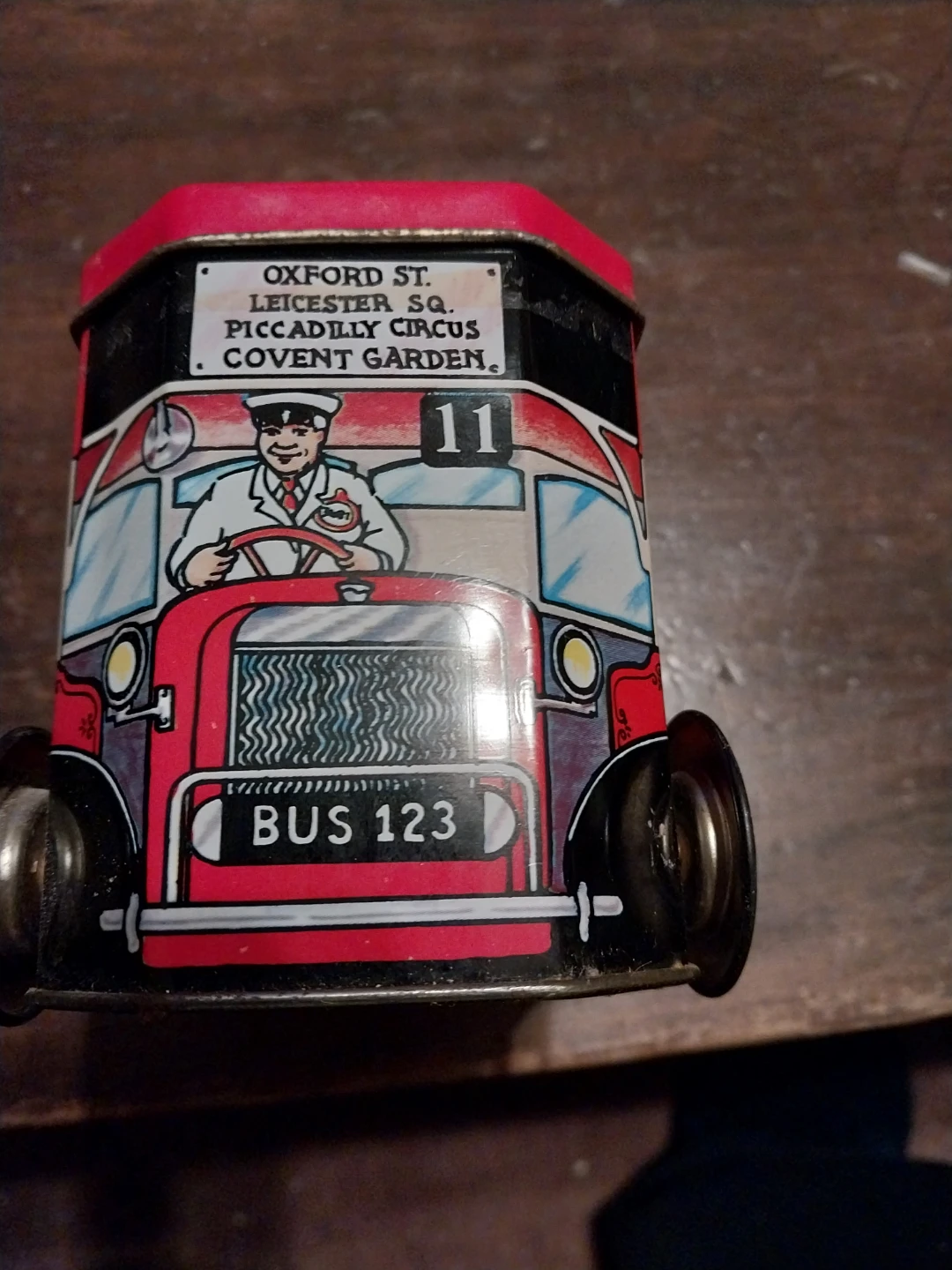 Cravens of York London Bus English Fruit Candy Tin - photo 3