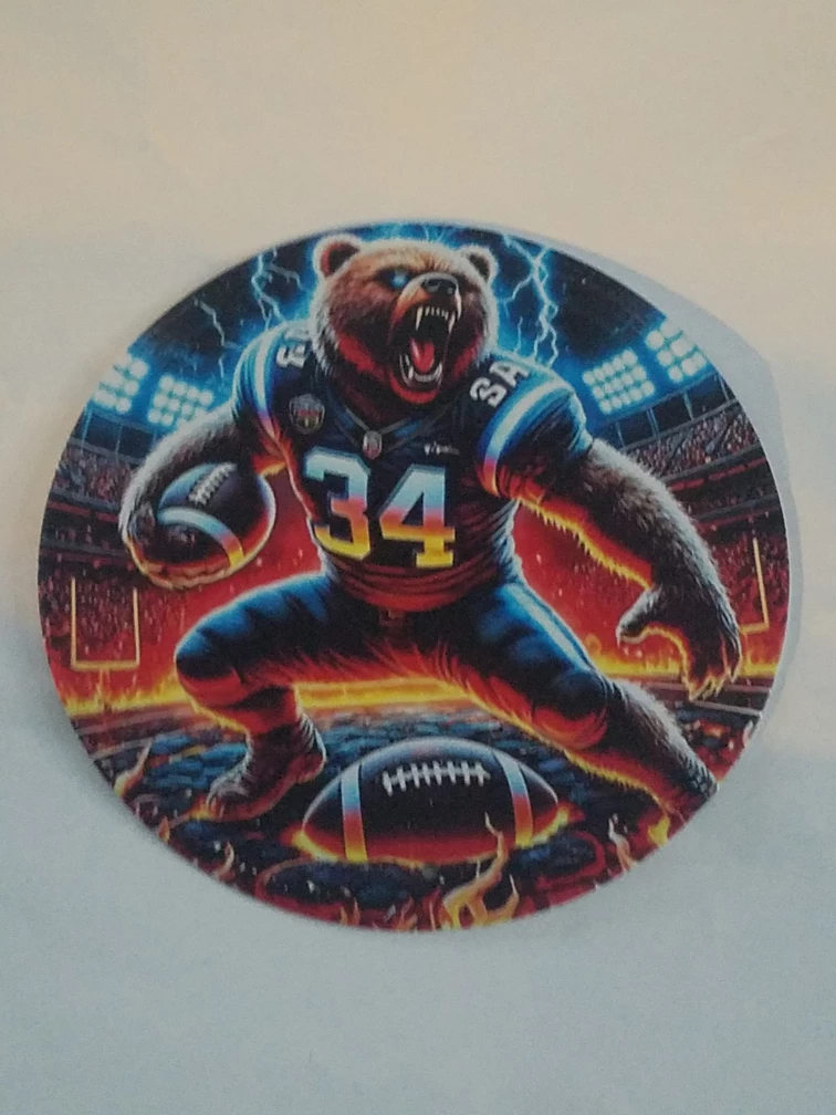 Chicago Bears metal sign