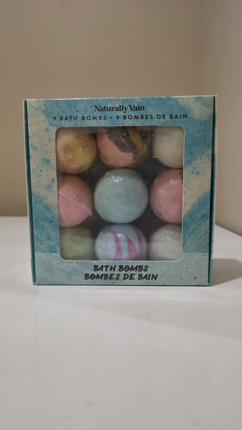Naturally Vain 9 Bath Bombs Set