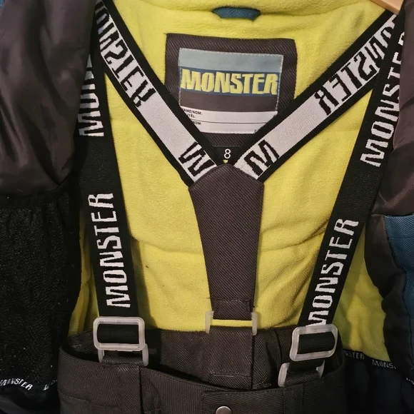 Monster Snowsuit Jacket  Pants size 8 - photo 4