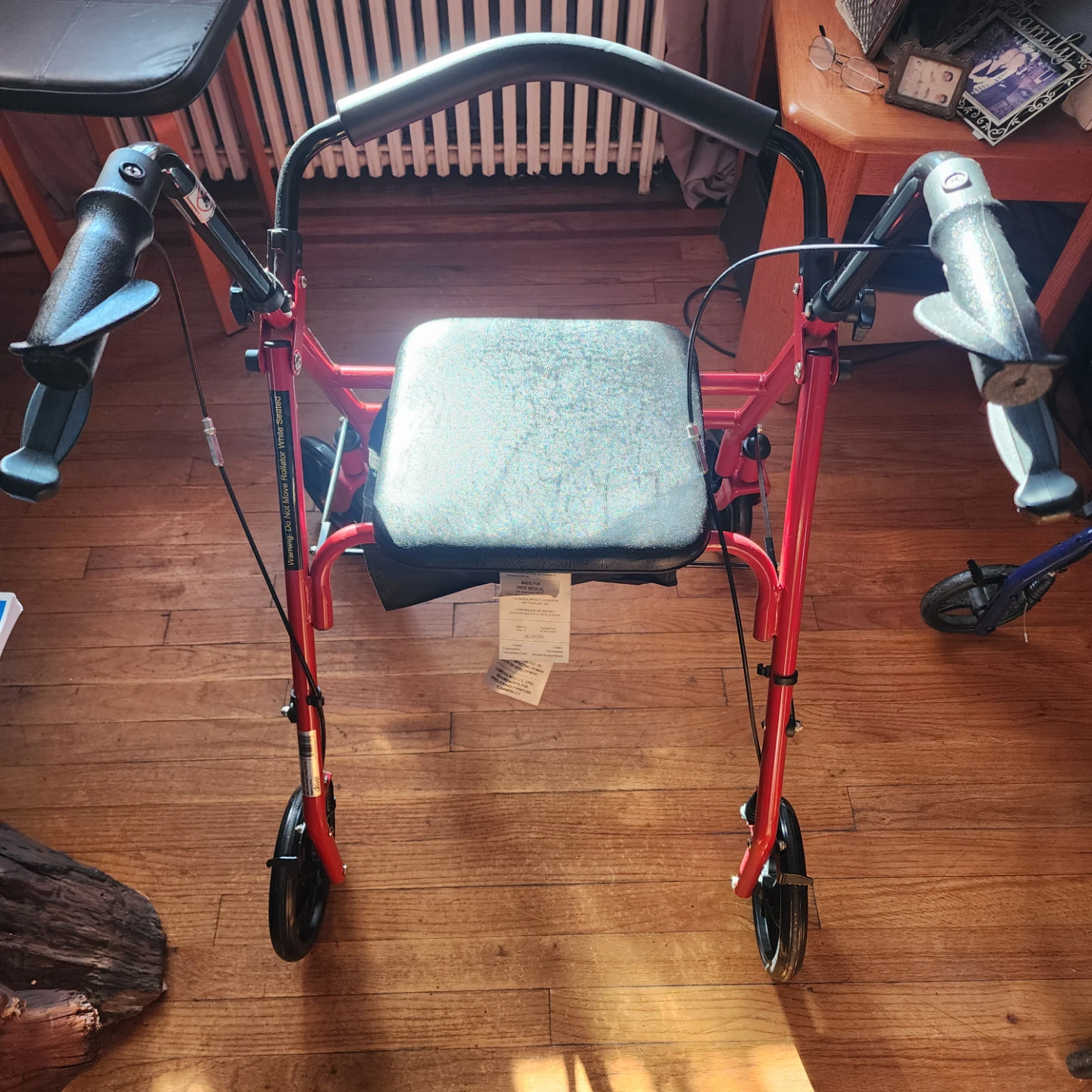 Drive Medical Red Walker with Seat - photo 2