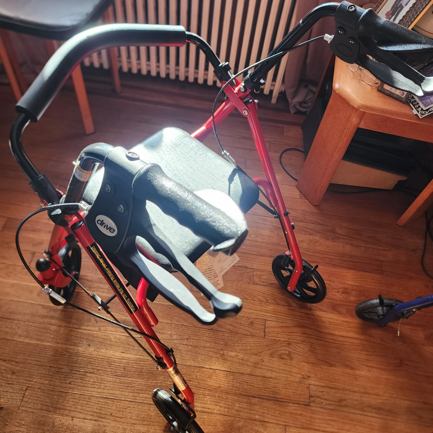 Drive Medical Red Walker with Seat - photo 3