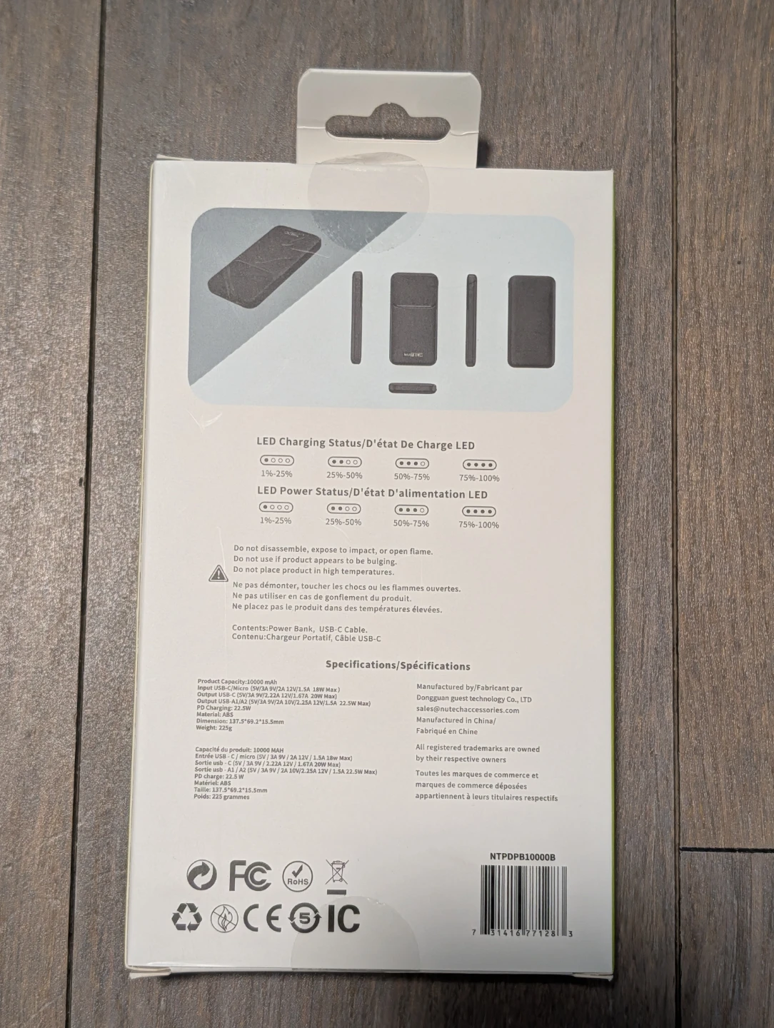 Nutech Nucharge Style Power Bank 10000mAh - photo 2