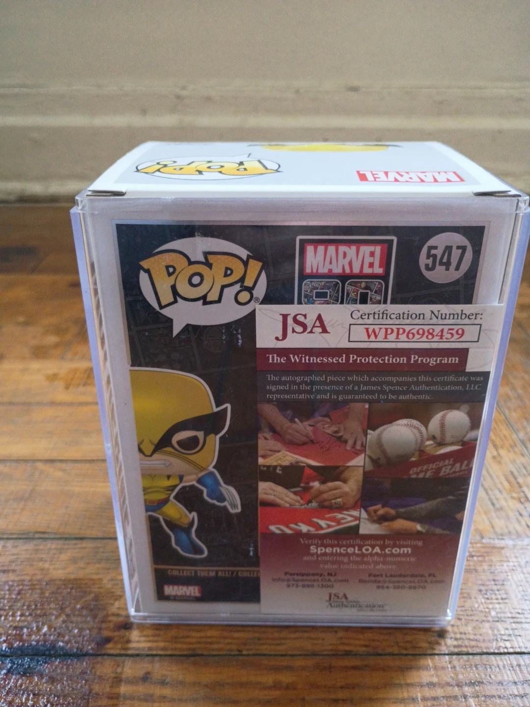 Marvel 80 Years Funko Pop Wolverine 547 JSA! - photo 2