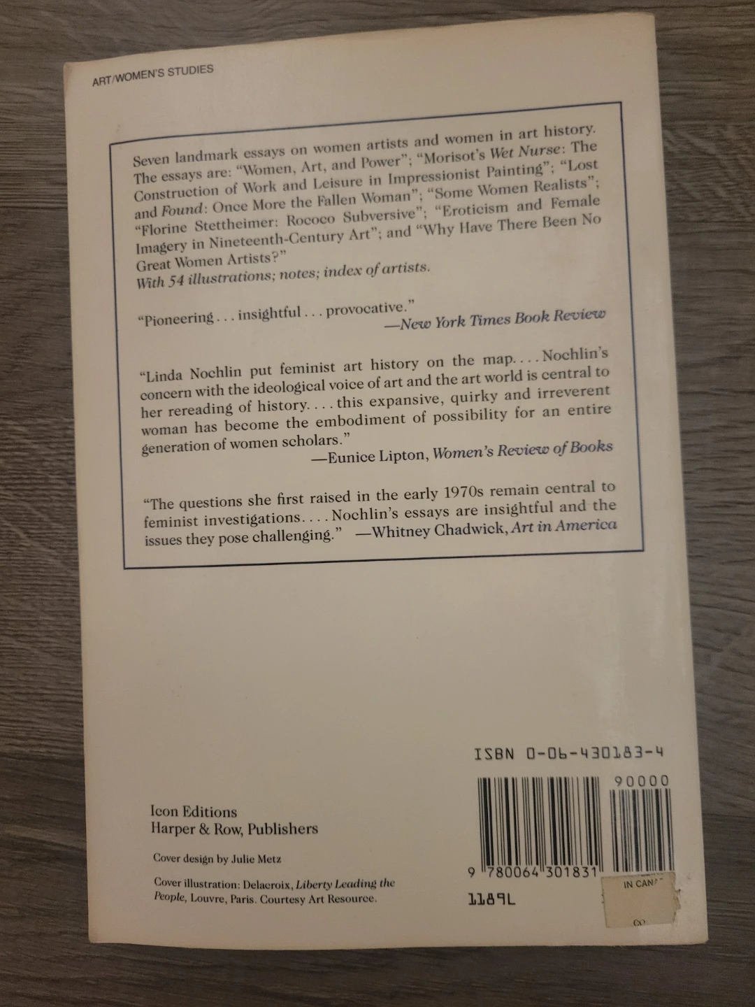 Women, Art, and Power Essays by Linda Nochlin book - photo 2