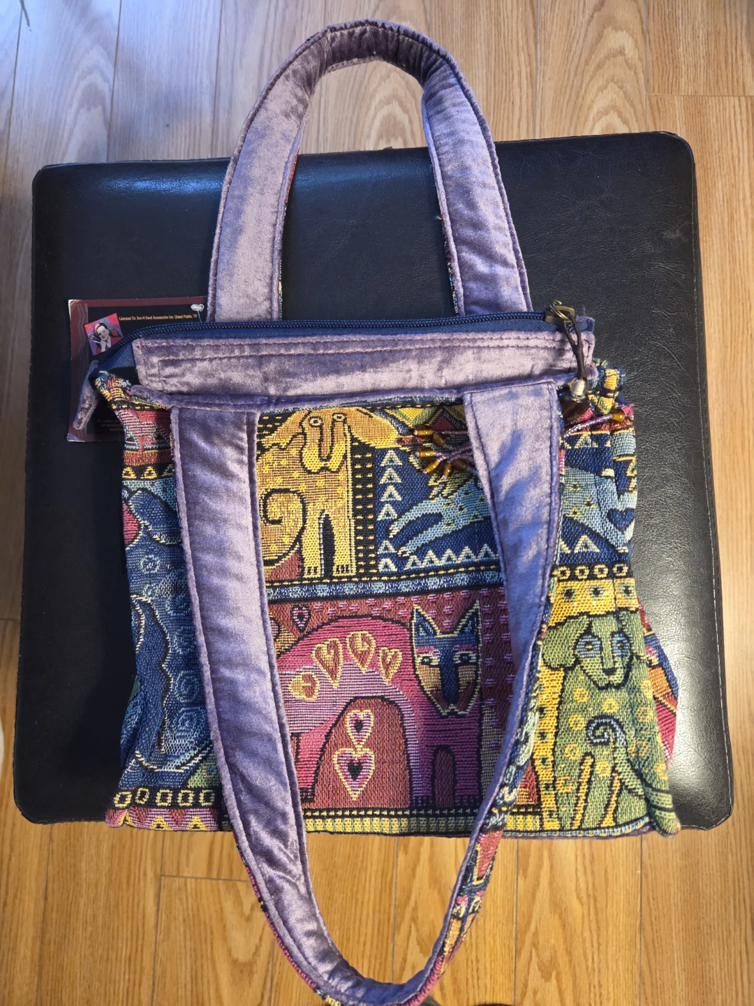 Judi Bunch Tapestry Cat Bag- Vintage Style - photo 3
