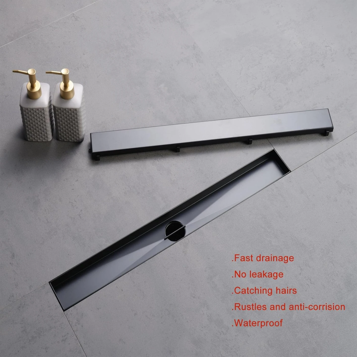 Linear Shower Drain with Tile-in Grate BNIB - photo 5