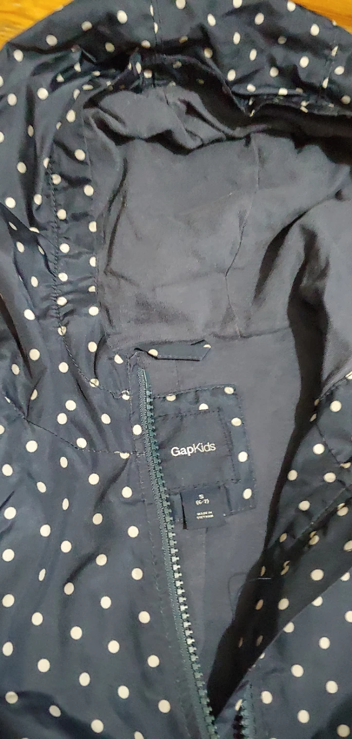 Gap Kids Navy Polka Dot Jacket Size S (6-7) - photo 3