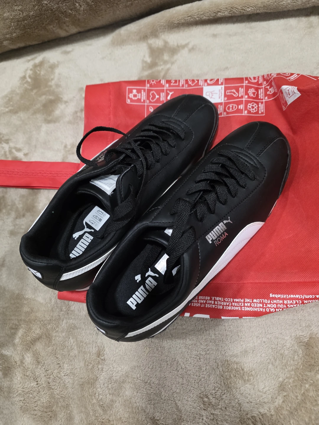 Puma Roma Black & White Sneakers - photo 4