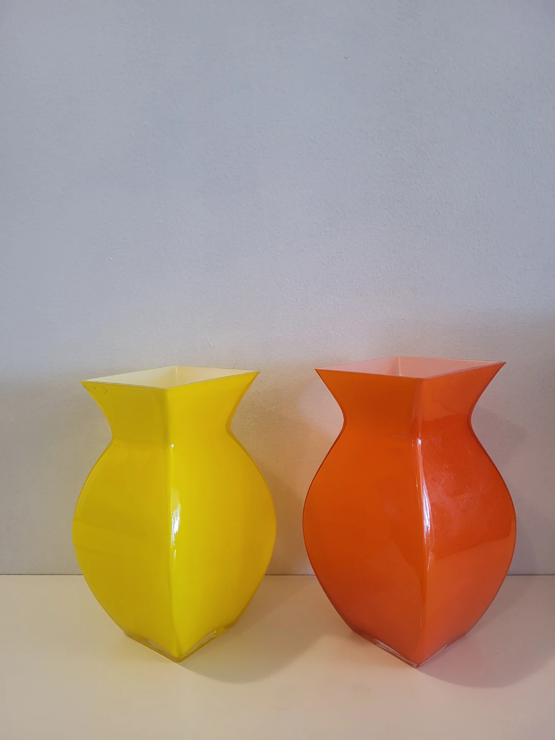 Orange & Yellow Vases - Set of 2
