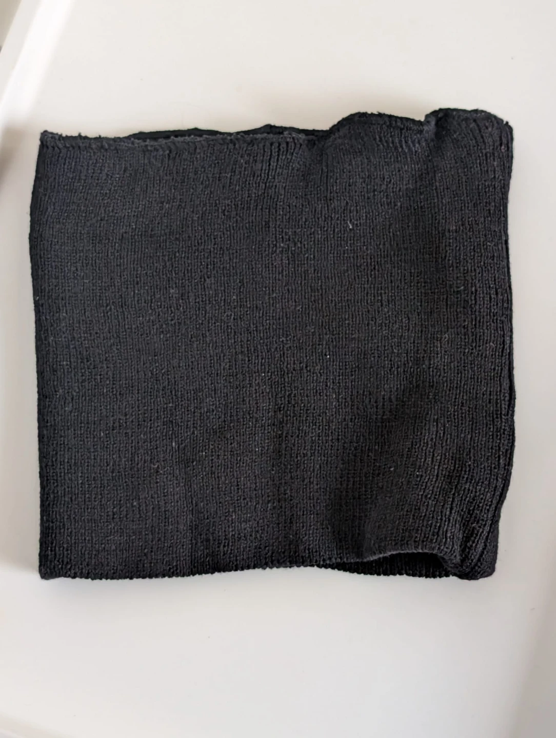 Black Knit Neck Warmer 🥕