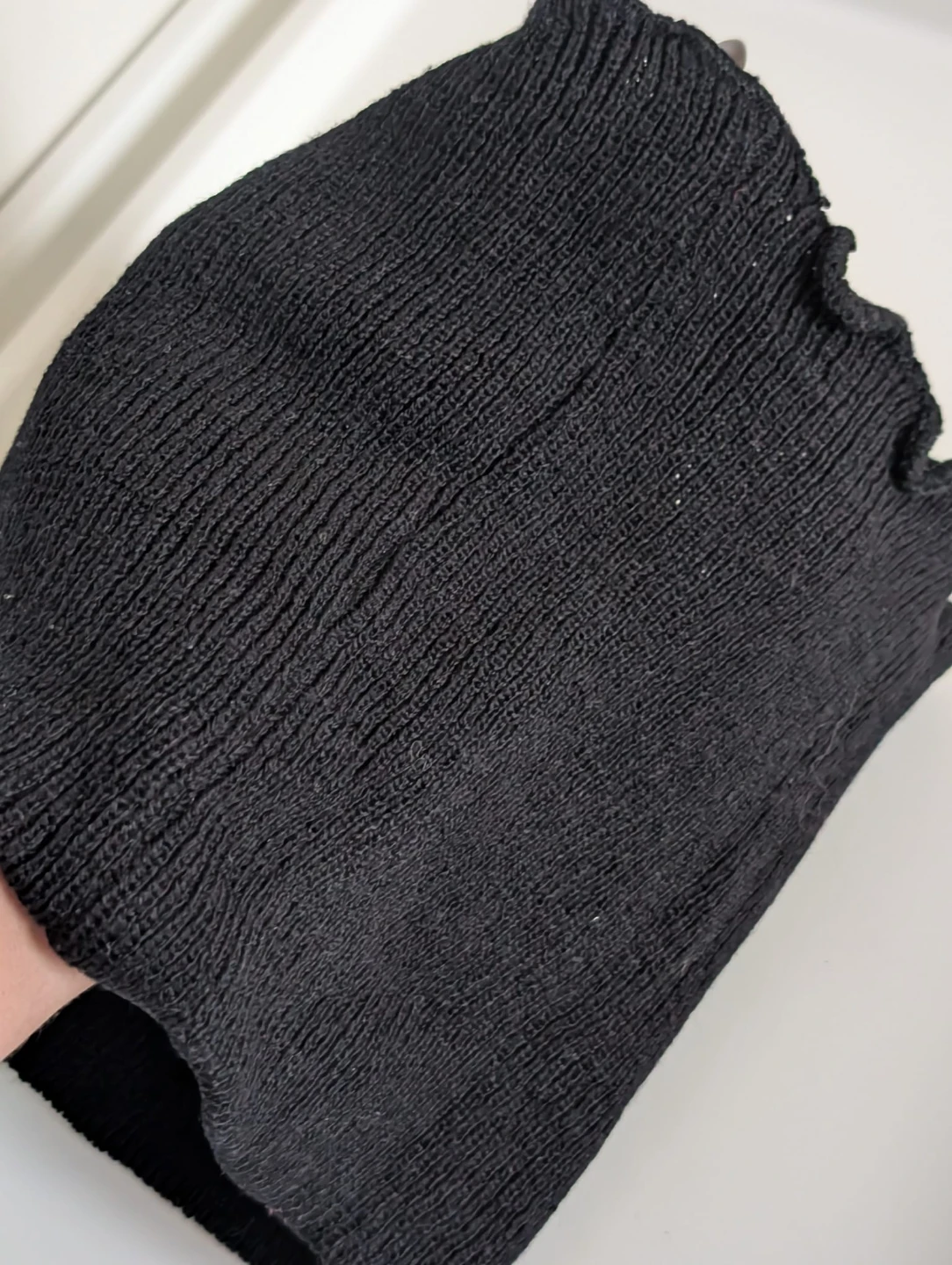 Black Knit Neck Warmer 🥕 - photo 2