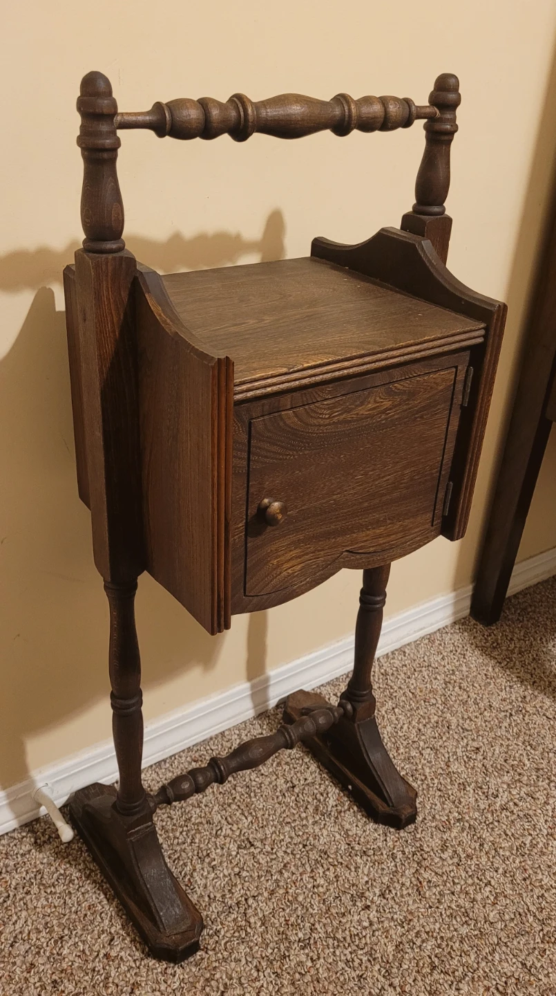 Antique Humidor Cabinet / Smoke Stand - photo 3