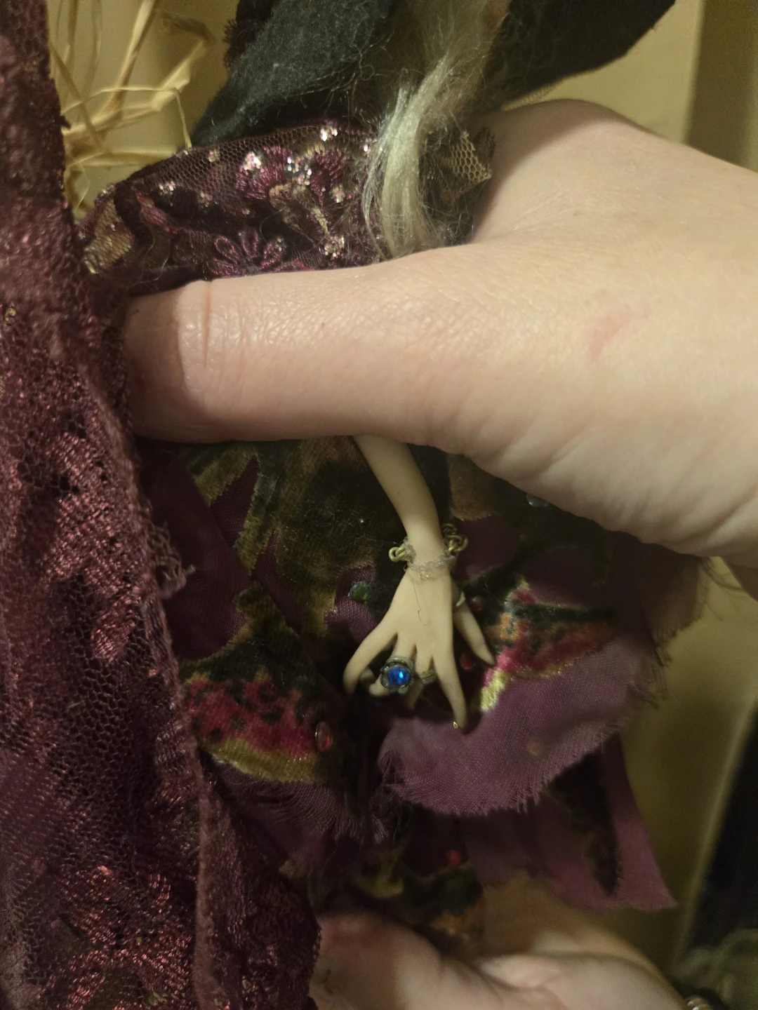 Witch Figurine with Broom - photo 4