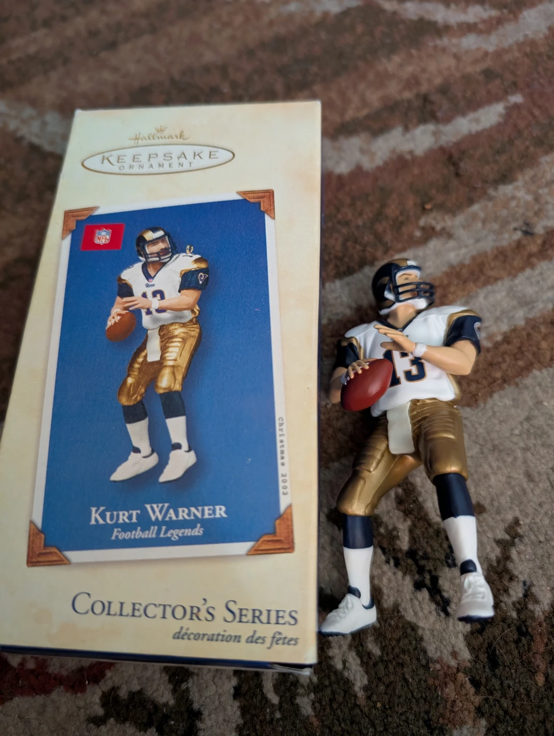 Hallmark Kurt Warner Football Legends Keepsake Ornament
