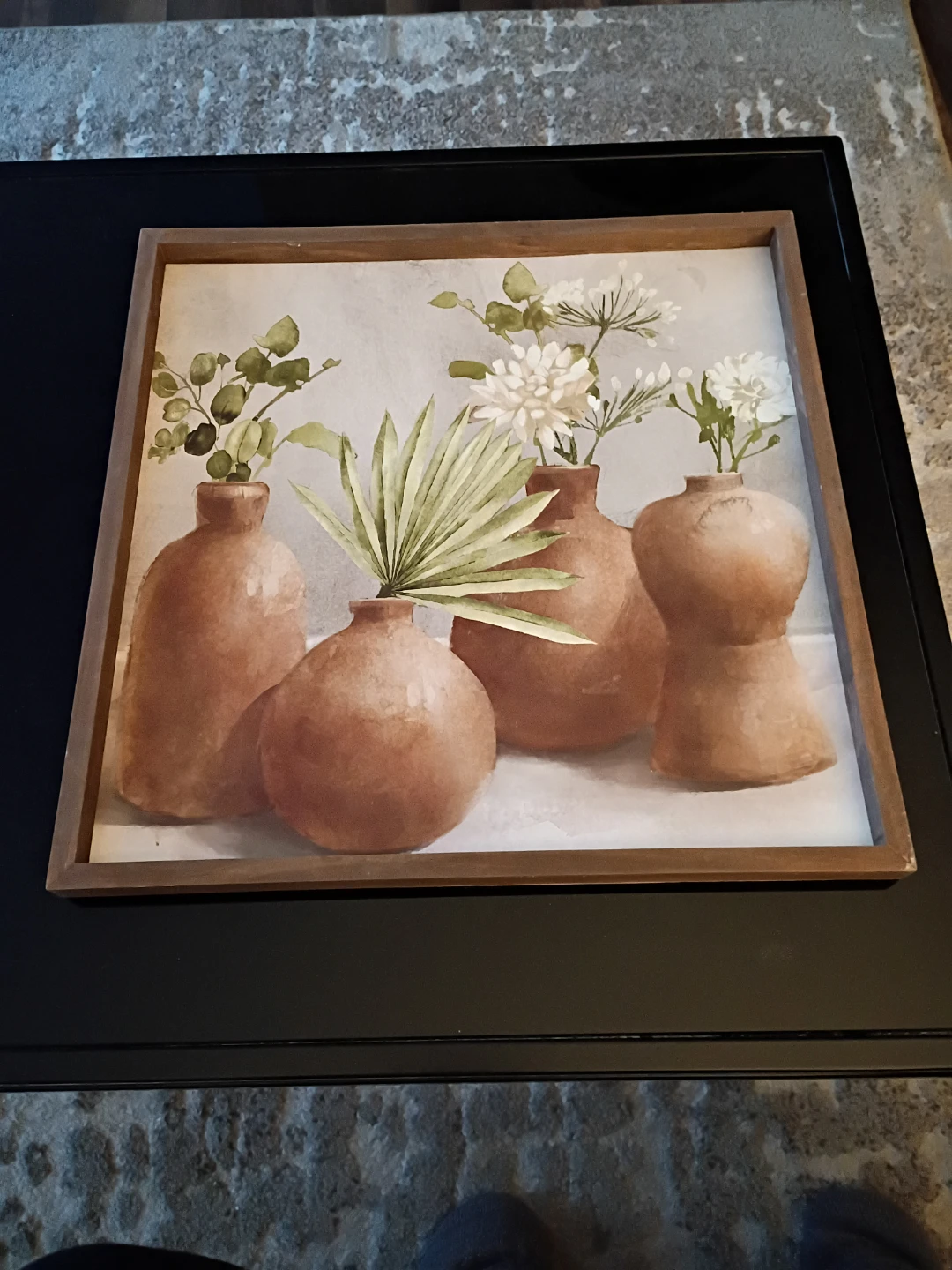Interiors by Design Framed Art - 16 x 16 in