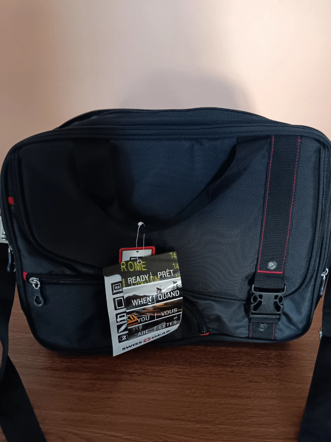 Swiss Gear Rome Laptop Bag - Black
