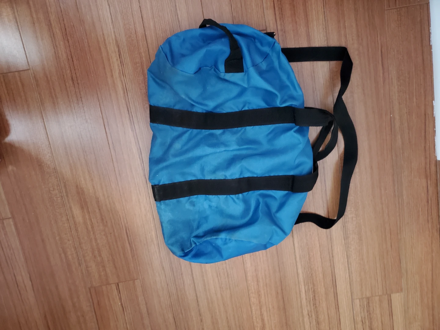 Blue Duffle Bag