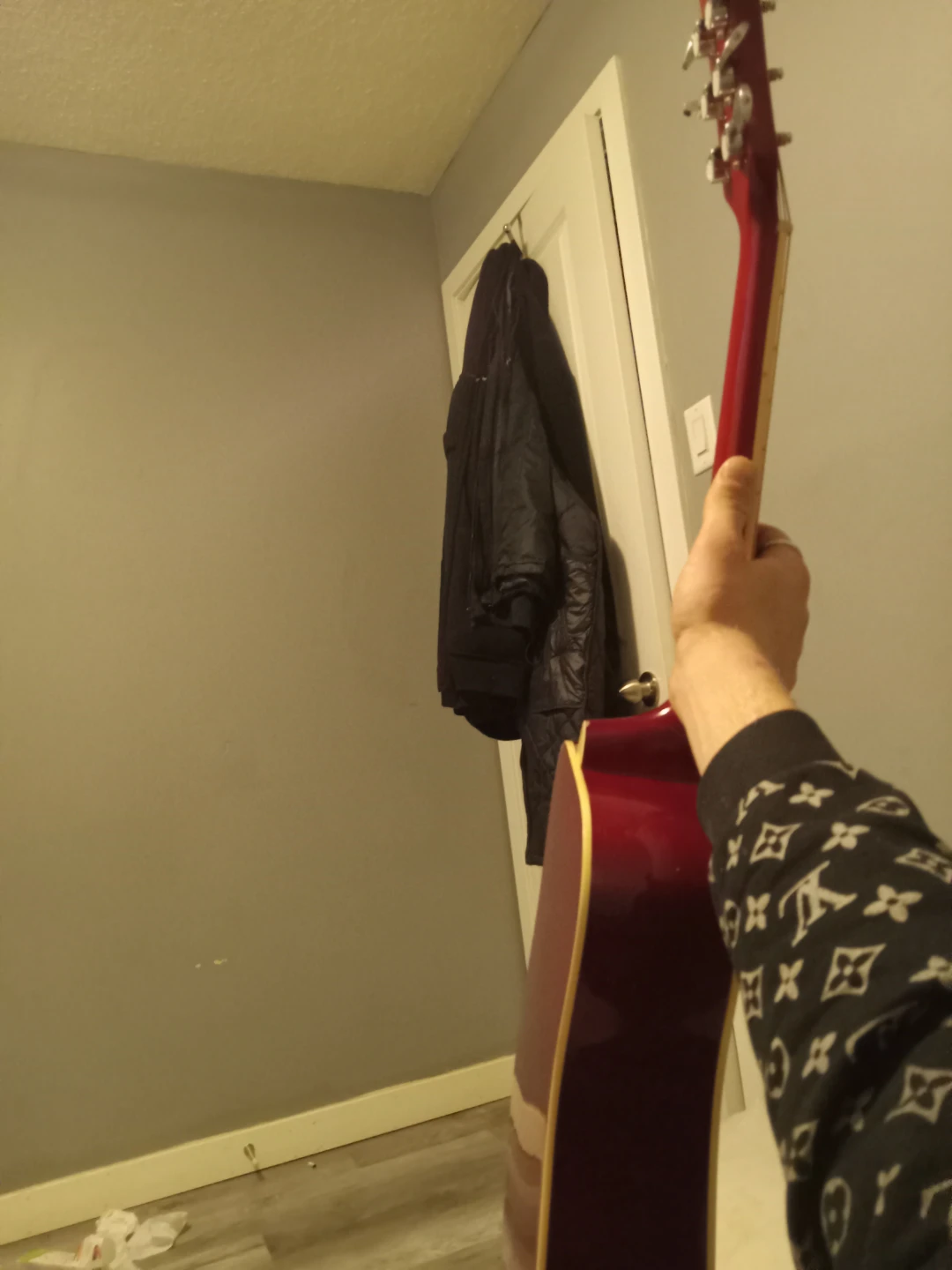 Jay Turser Acoustic Guitar - Red & Black - photo 3